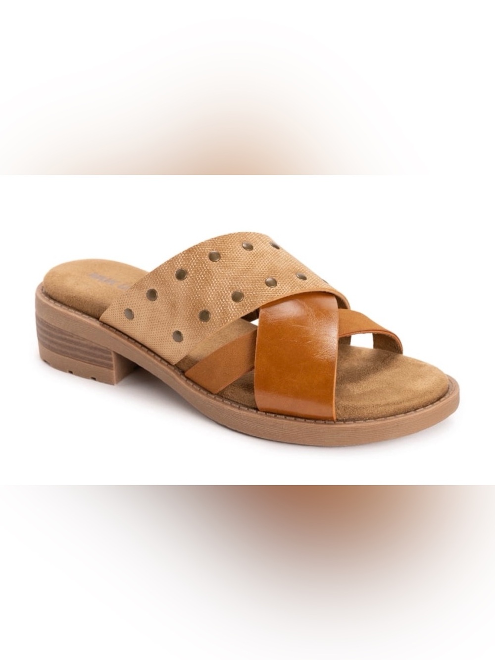 MUK Luks Women’s Venizia Studded Comfort Sandals